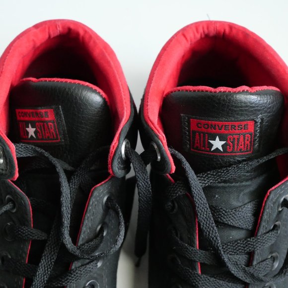 Converse - Black/Red - Men's Size 8 - Picture 2 of 14